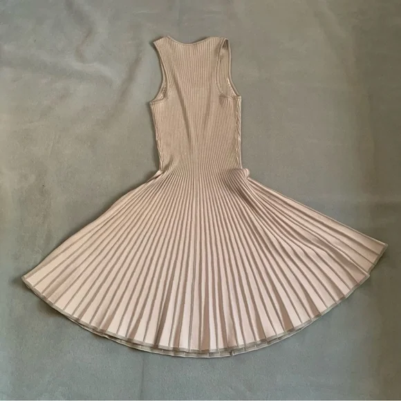 Y2K luxury Ribbed A line knit dress - Picture 2 of 12